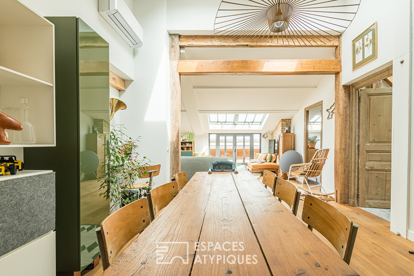 The cozy attic apartment with a view