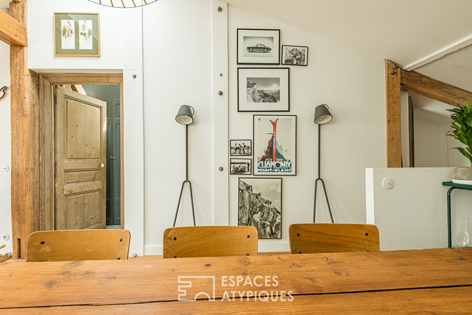 The cozy attic apartment with a view