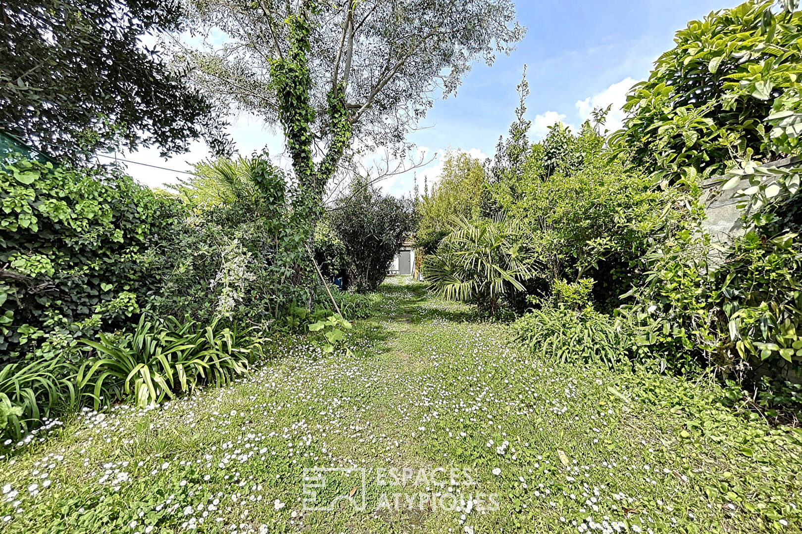 The Bacalan shop with garden and outbuilding