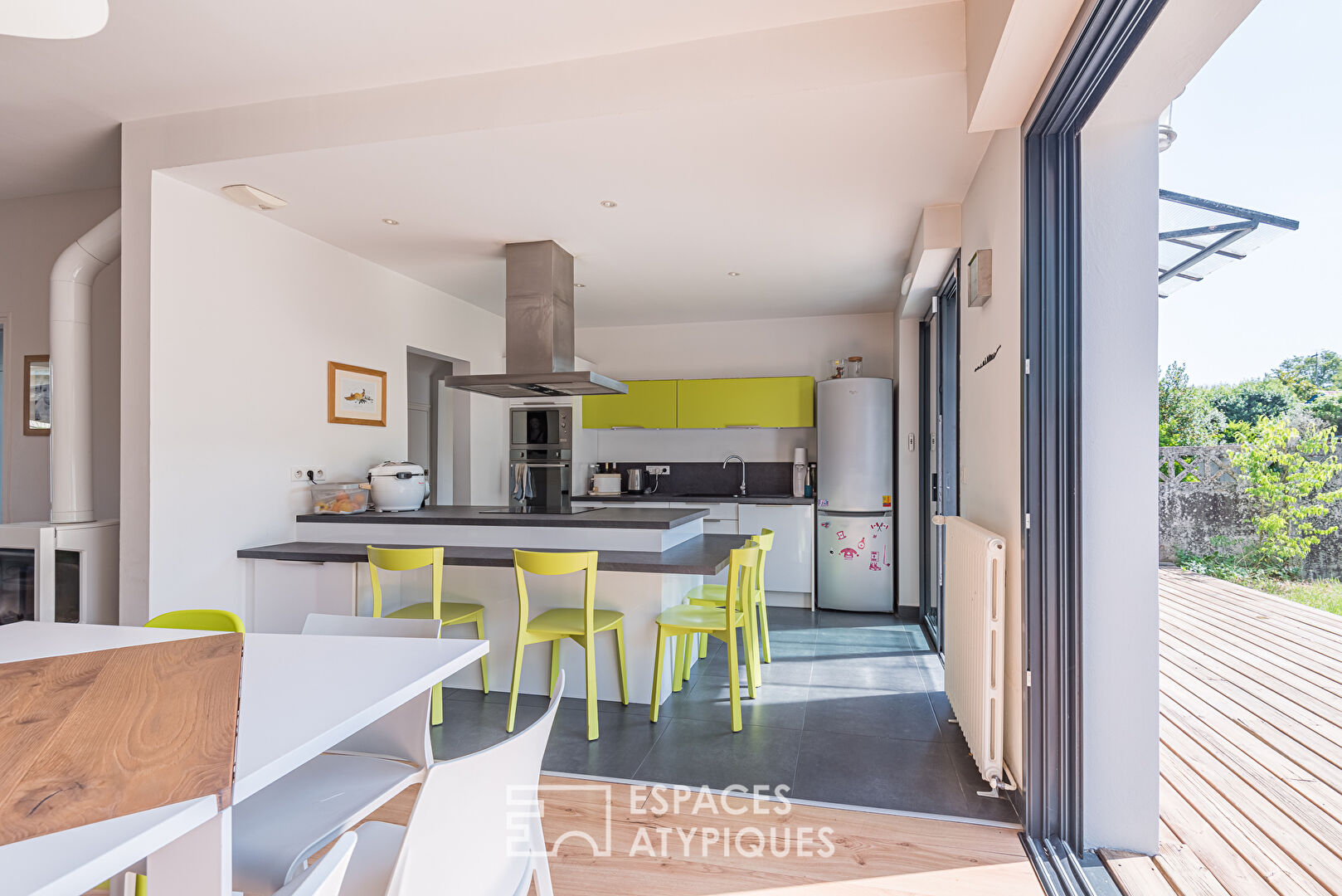 The renovated 60′ house in Talence