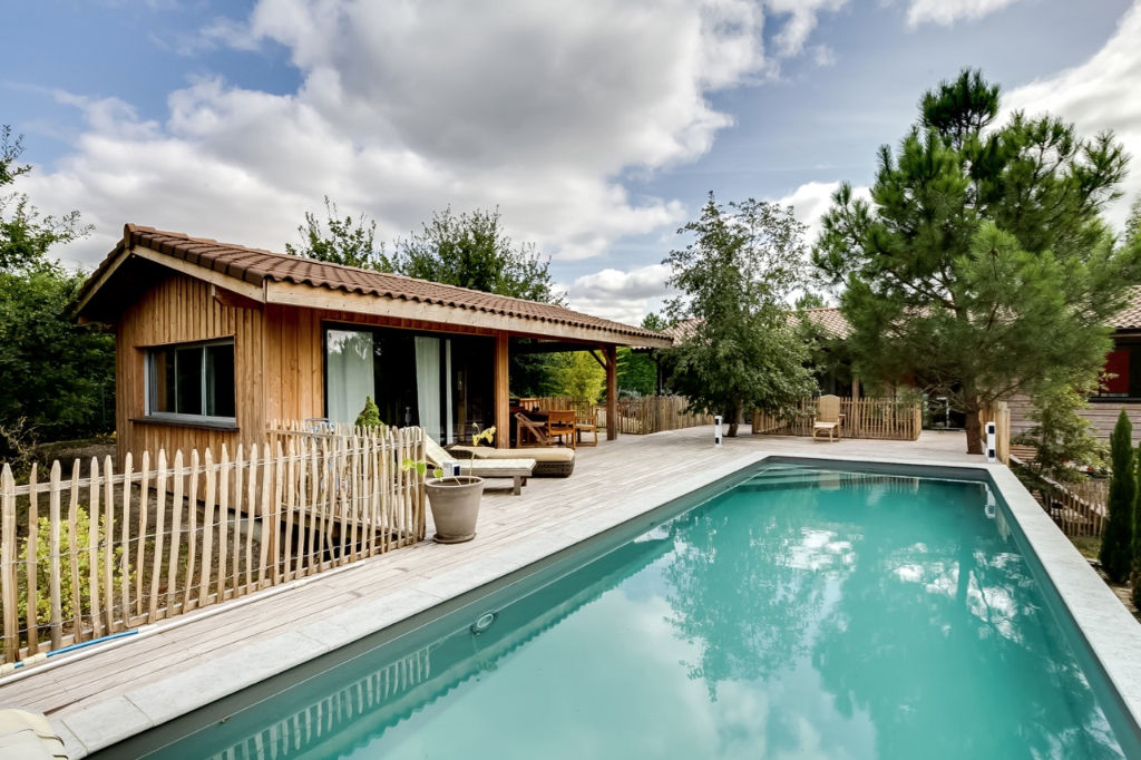 Wooden frame architect villa