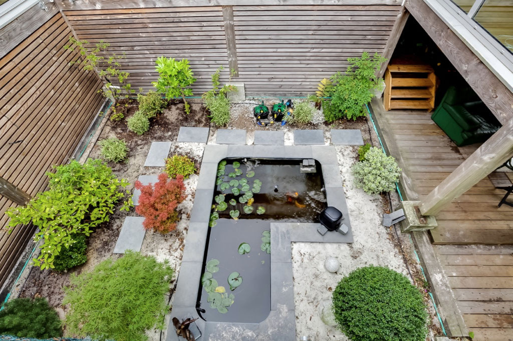 Wooden frame architect villa