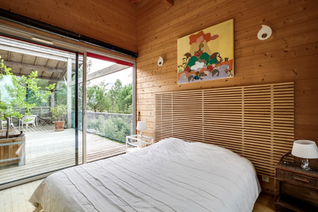 Wooden frame architect villa