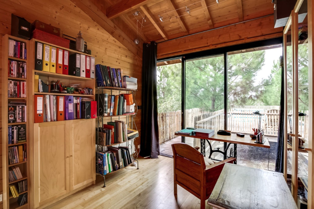 Wooden frame architect villa