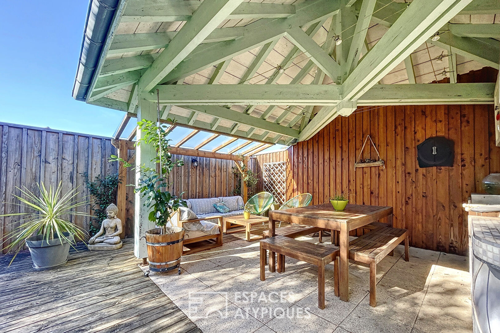 La maison cosy en bois proche de La Brède