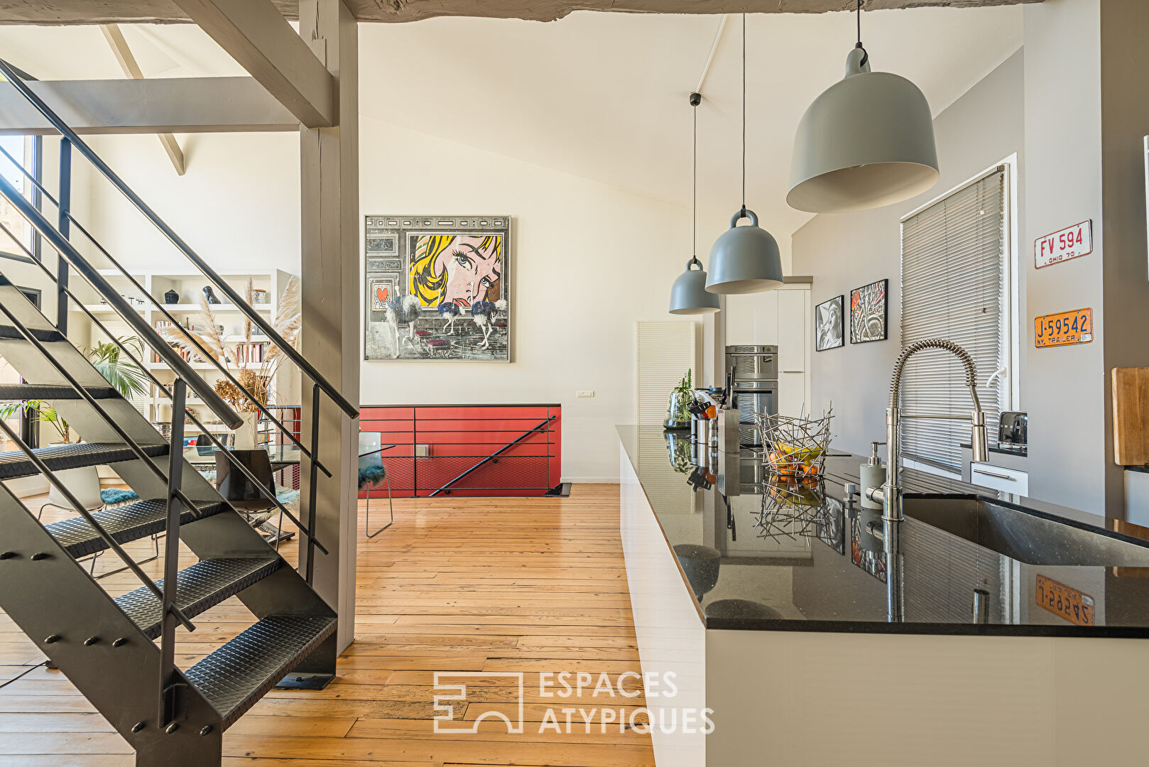Loft avec terrasses et piscine aux Chartrons