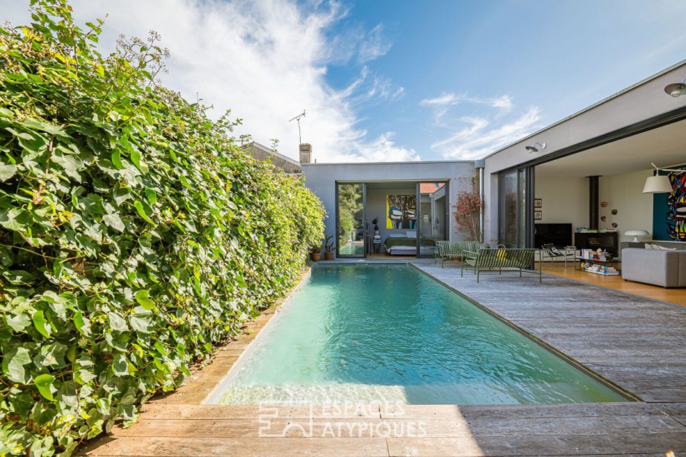 L'Échoppe contemporaine avec jardin et piscine à Mérignac