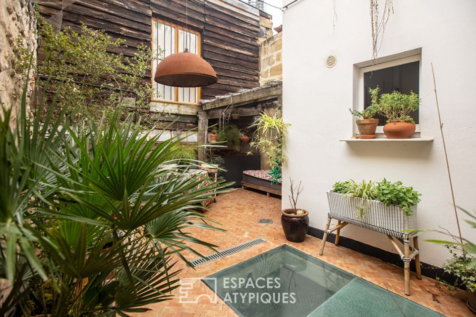 La maison bohème de Saint Michel avec terrasse et garage