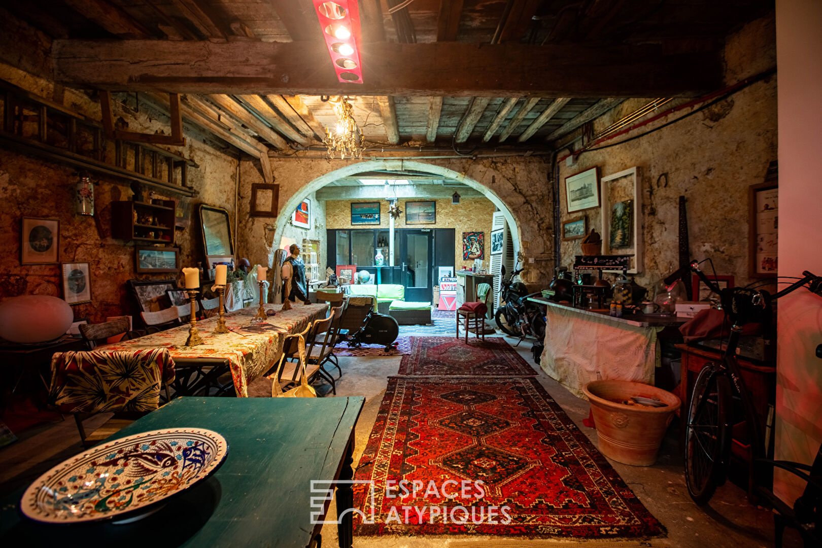 La maison bohème de Saint Michel avec terrasse et garage
