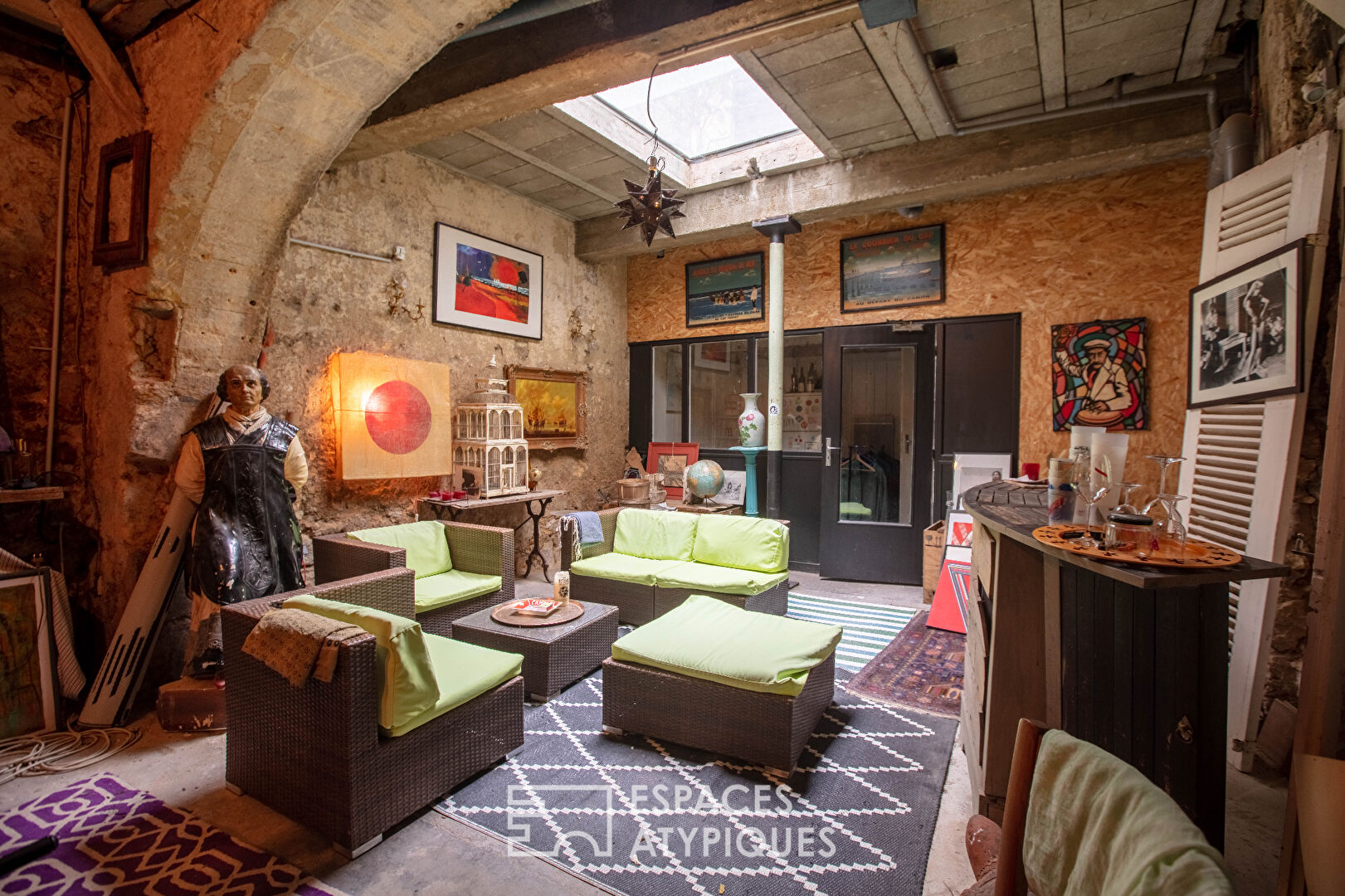 La maison bohème de Saint Michel avec terrasse et garage