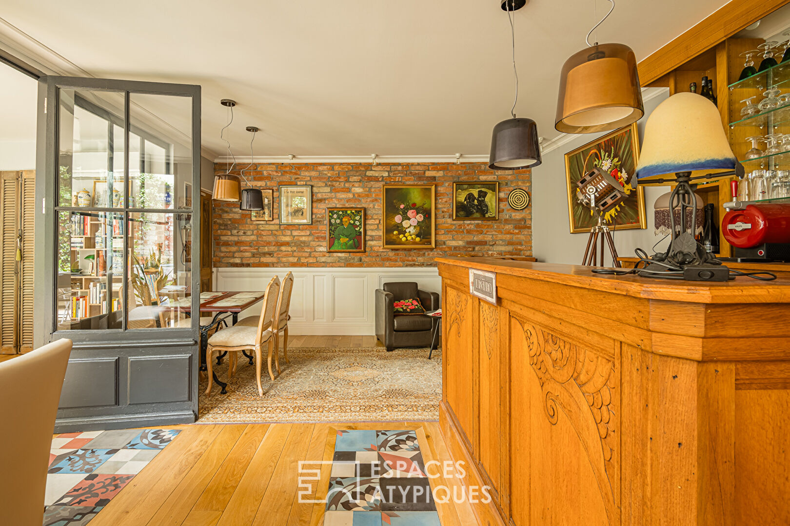 Appartement en duplex avec terrasses à Bordeaux