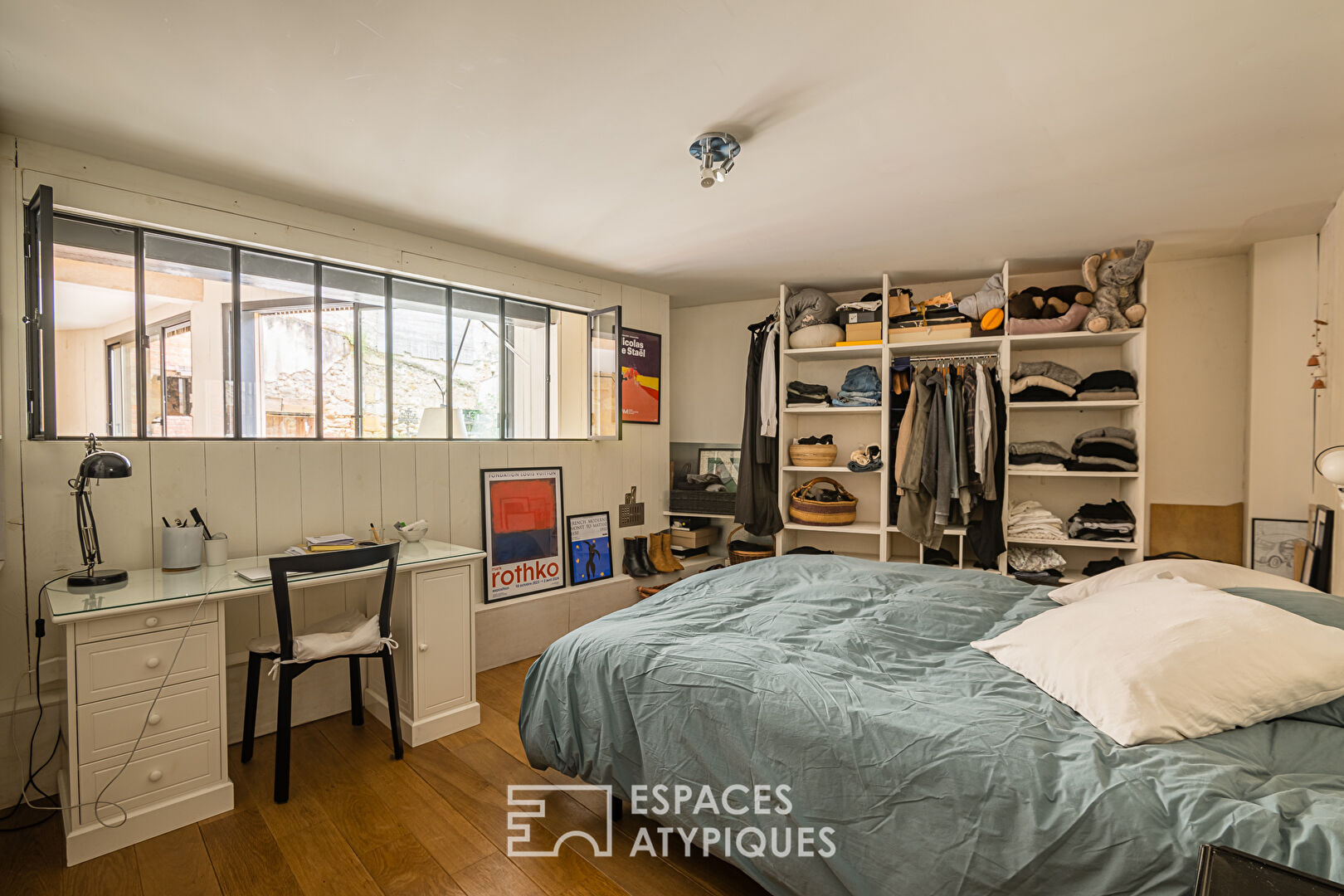 Appartement avec grand jardin et caves