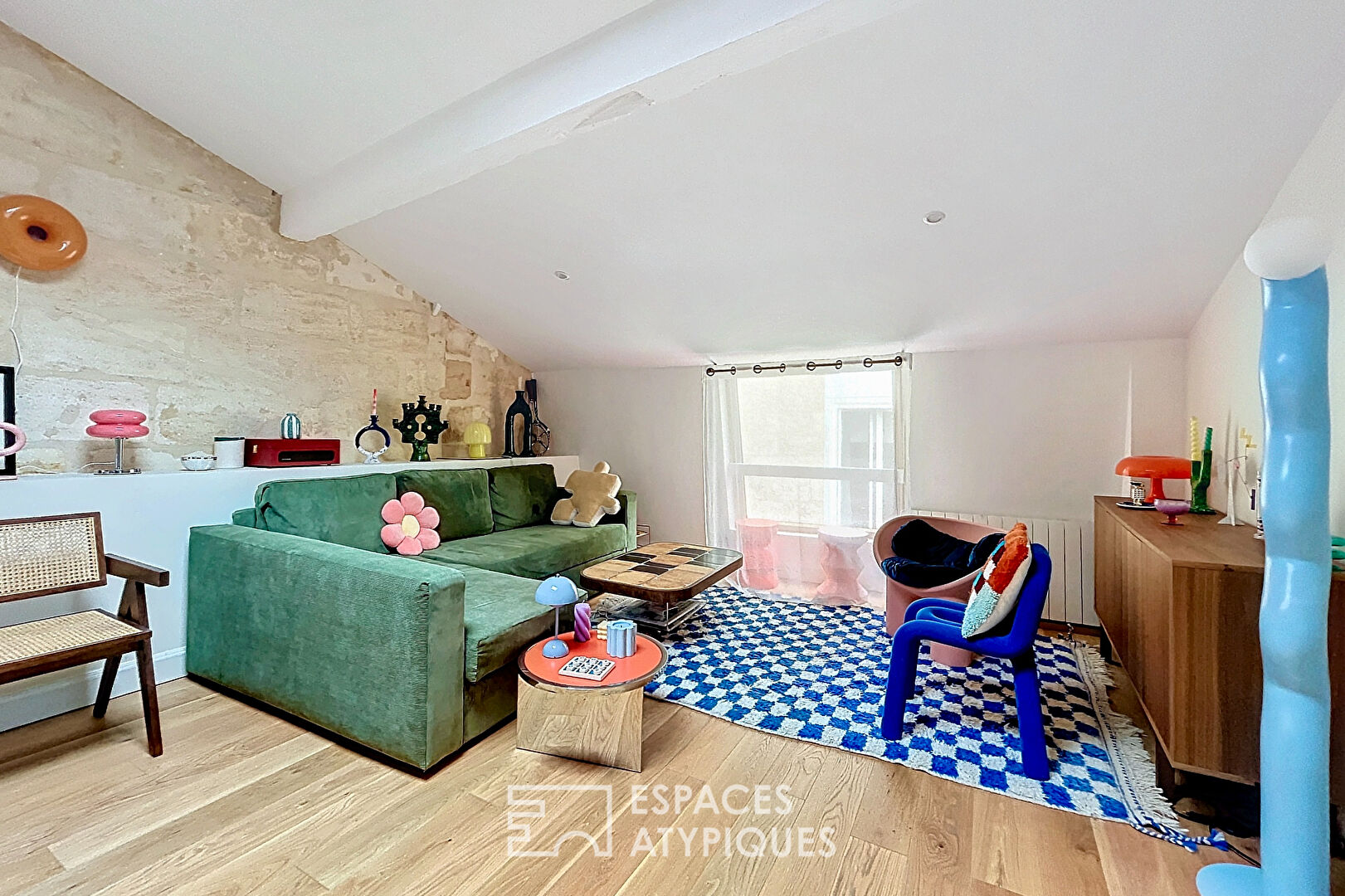 Bright renovated stone duplex