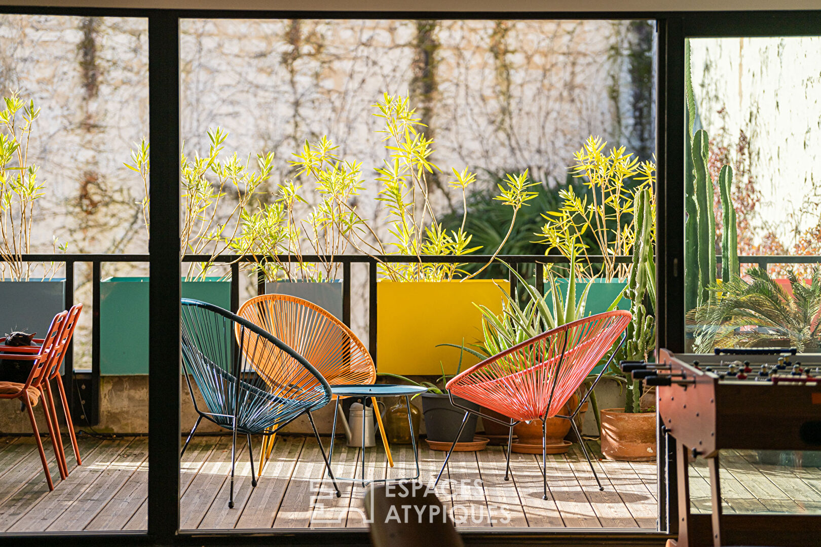 Appartement duplex avec terrasse garage aux Chartrons