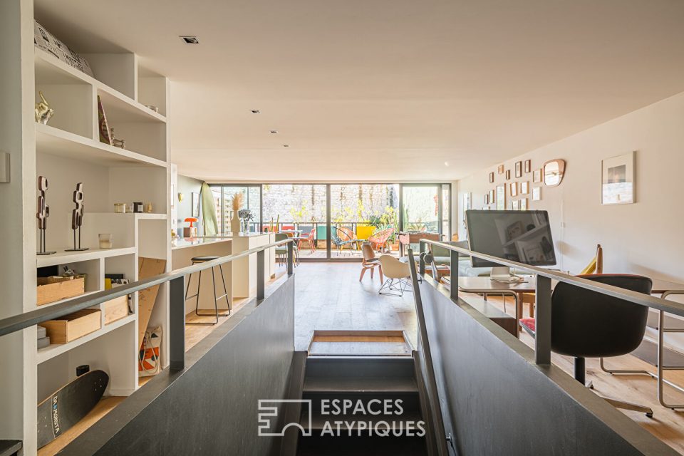 Appartement contemporain avec terrasse aux Chartrons