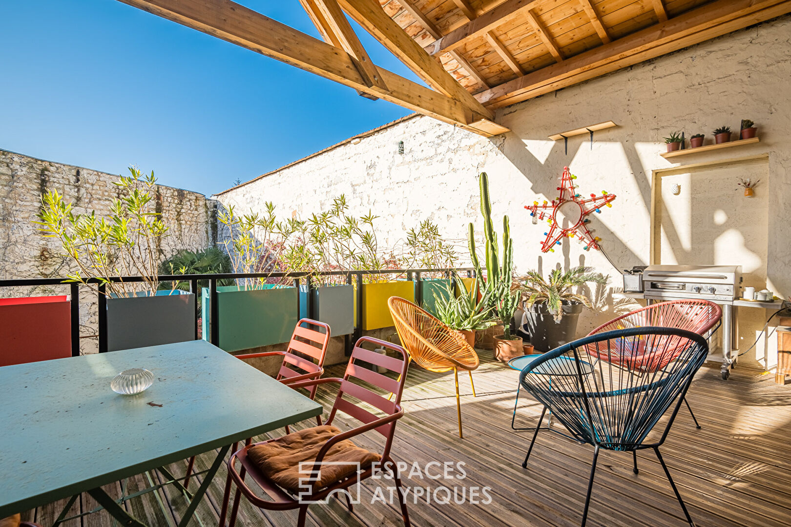 Appartement contemporain avec terrasse aux Chartrons