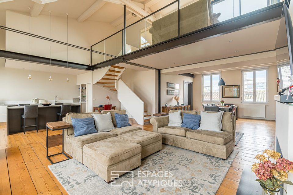 Loft avec terrasse et vue dégagée à la Bastide