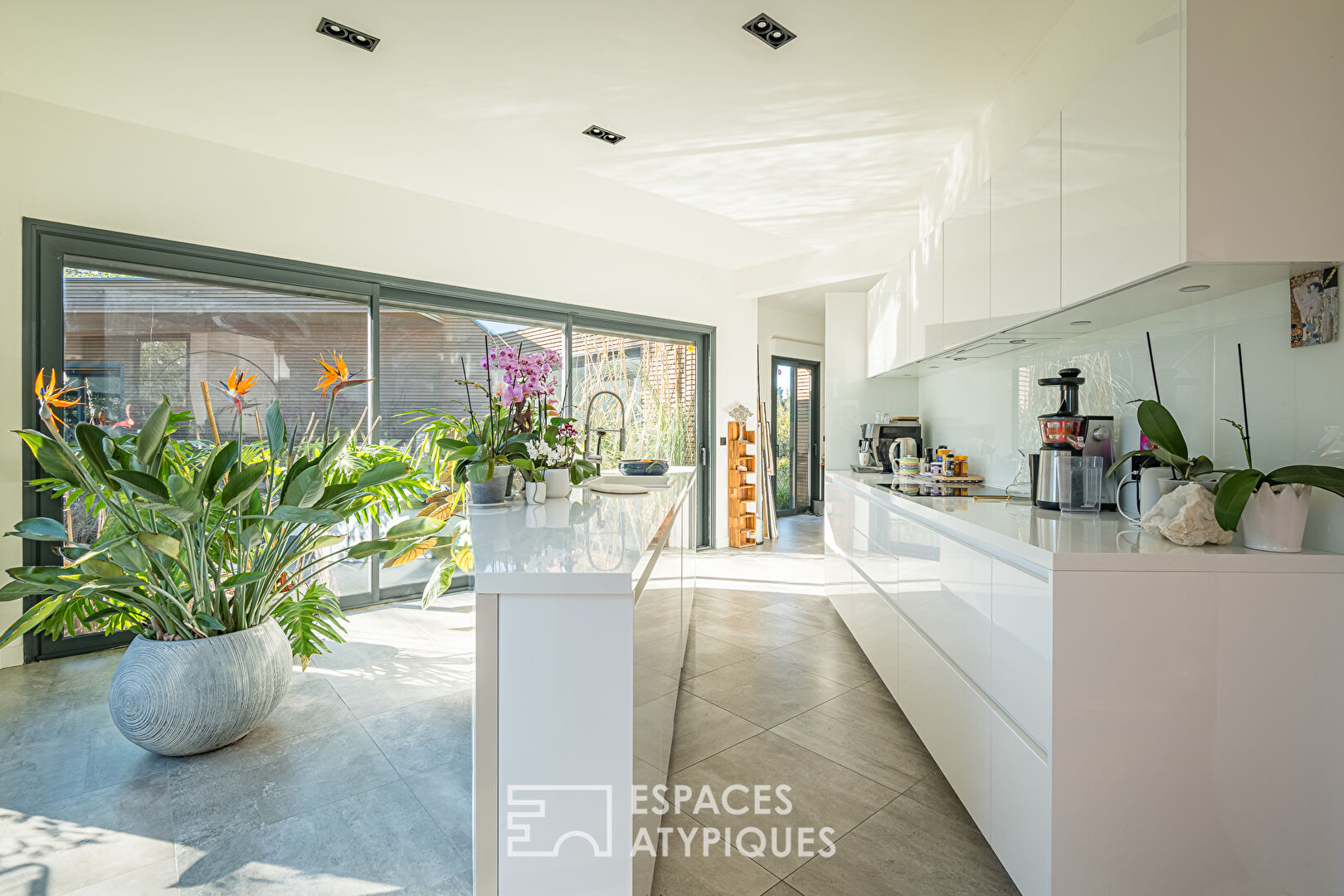 A haven of peace in the heart of a preserved oasis