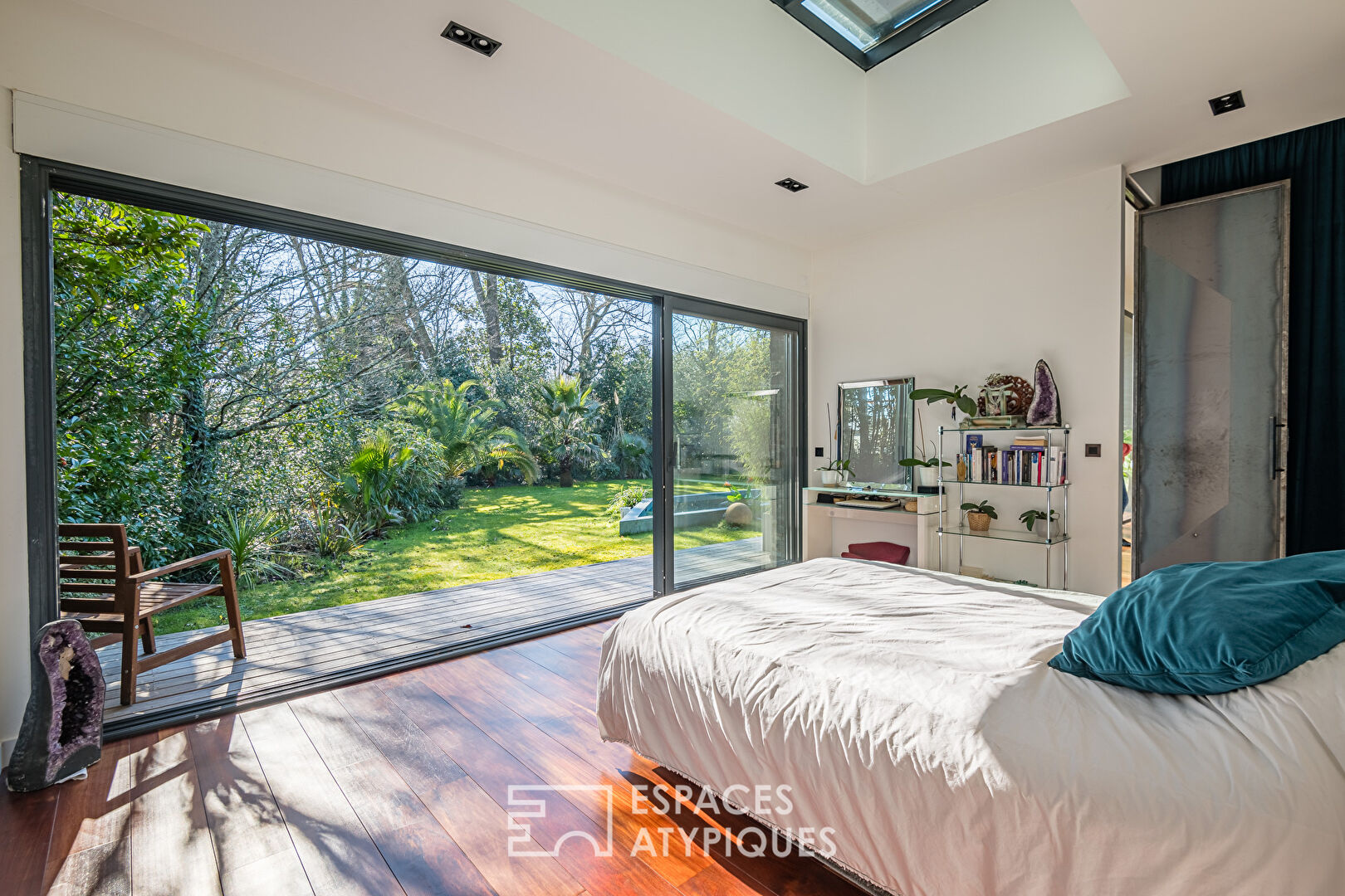 A haven of peace in the heart of a preserved oasis