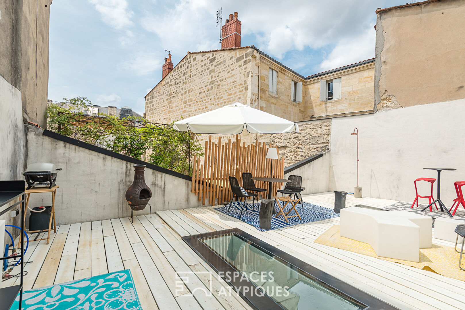 Magnificent loft with roof terrace in Les Chartrons