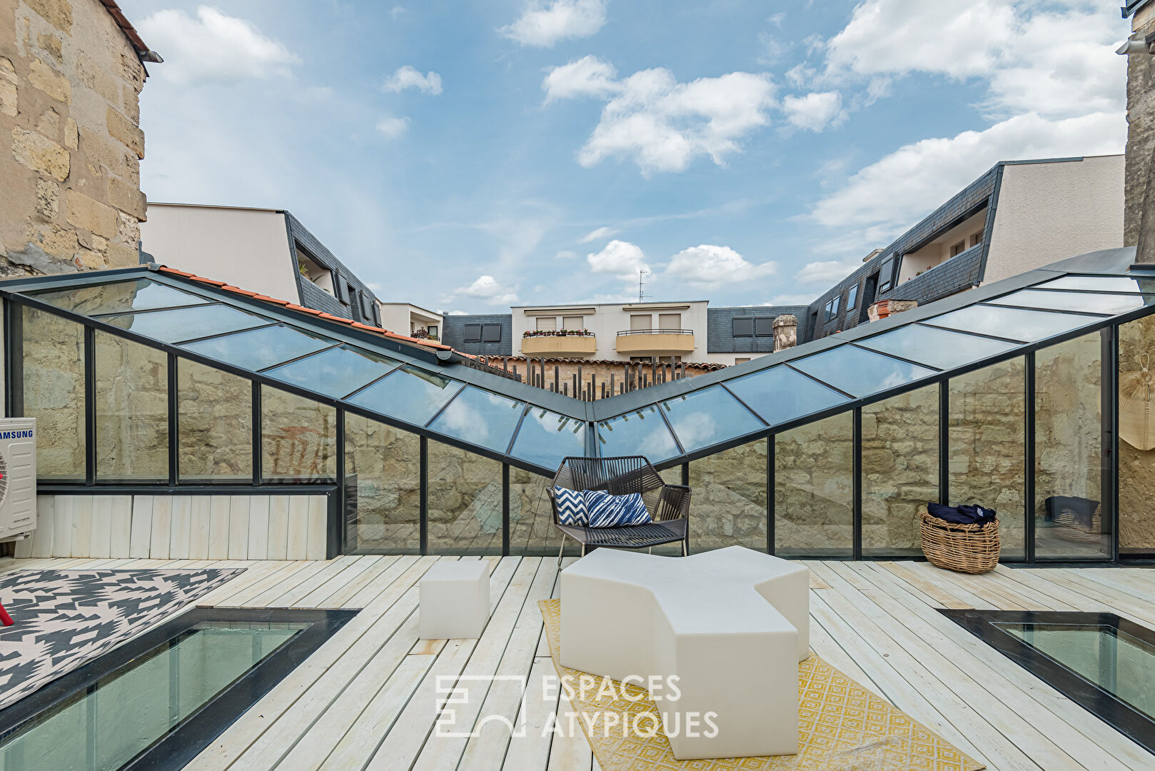 Magnificent loft with roof terrace in Les Chartrons