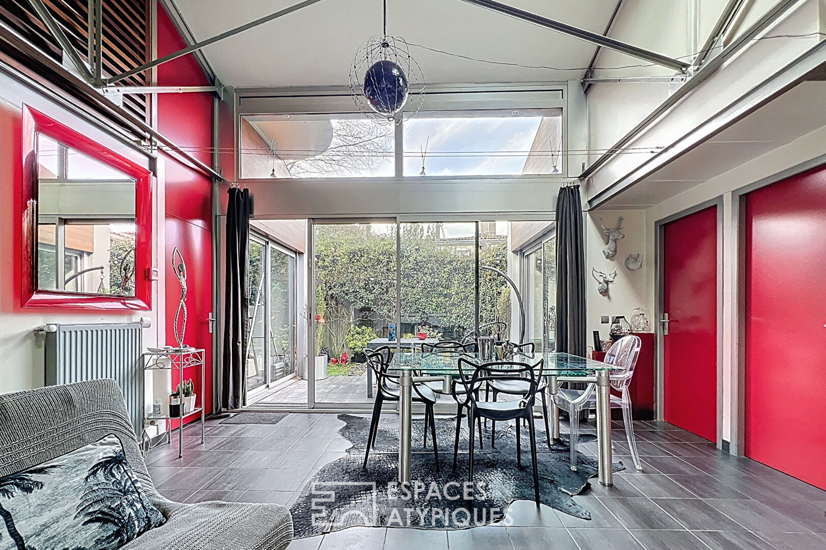 The industrial loft with terrace
