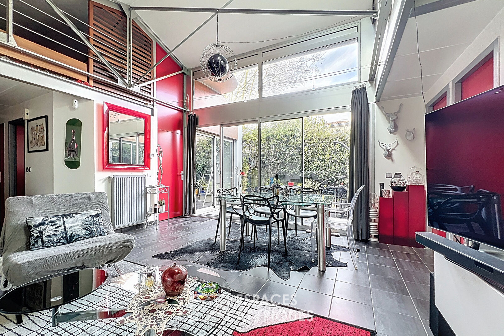 The industrial loft with terrace