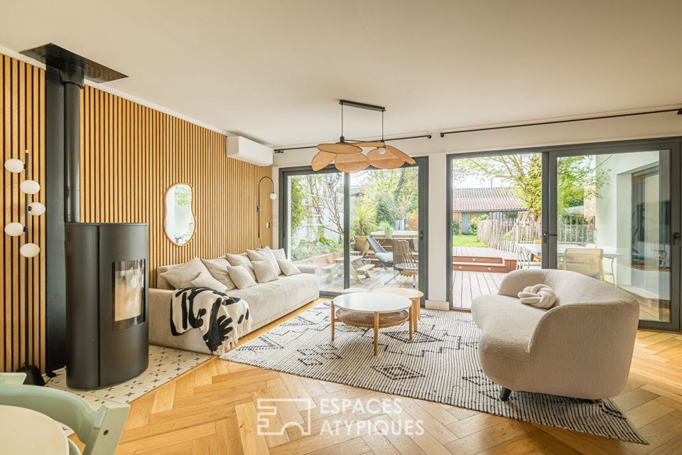 Arcachonnaise entièrement rénovée avec piscine