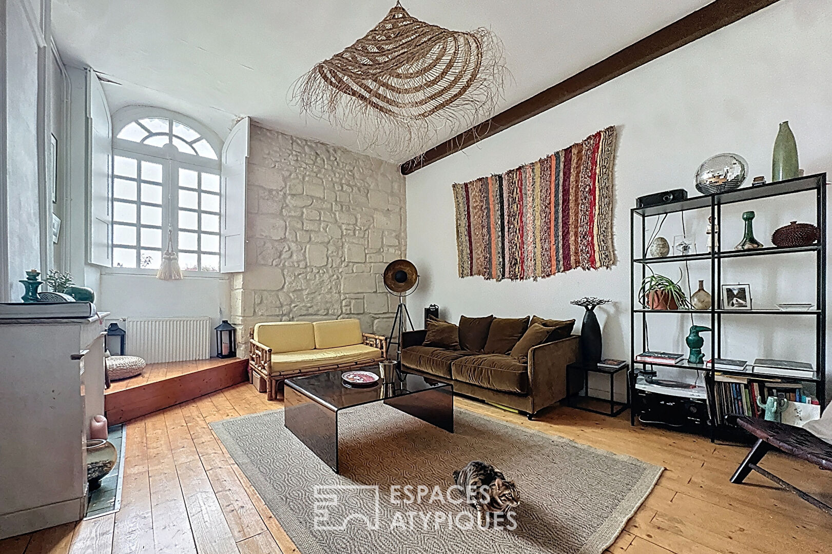 Dernier étage charmant en duplex avec vue Garonne