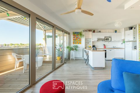 Exceptional apartment with panoramic view of the Garonne