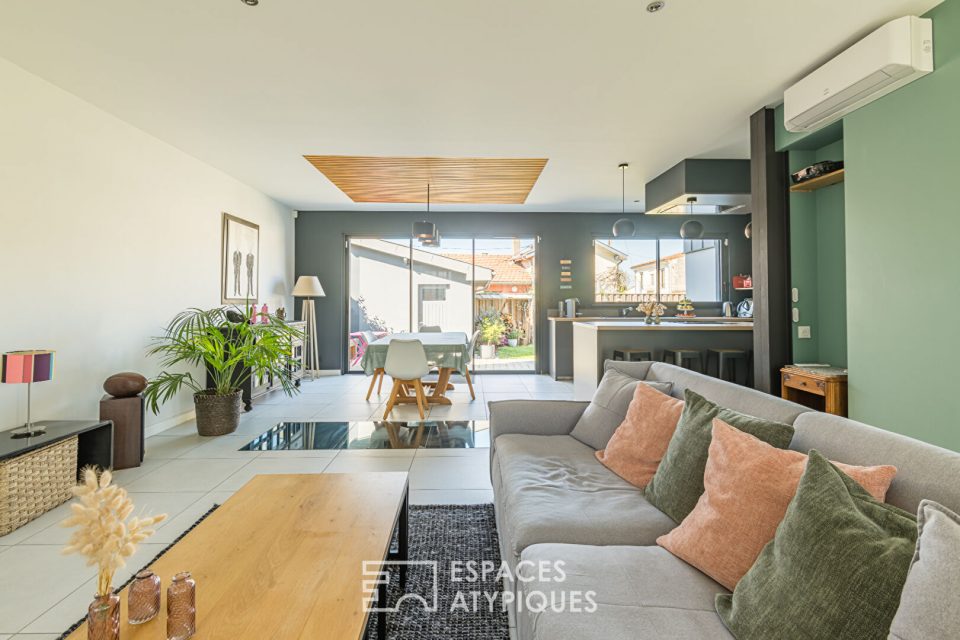 Belle échoppe surélevée quartier Piscine