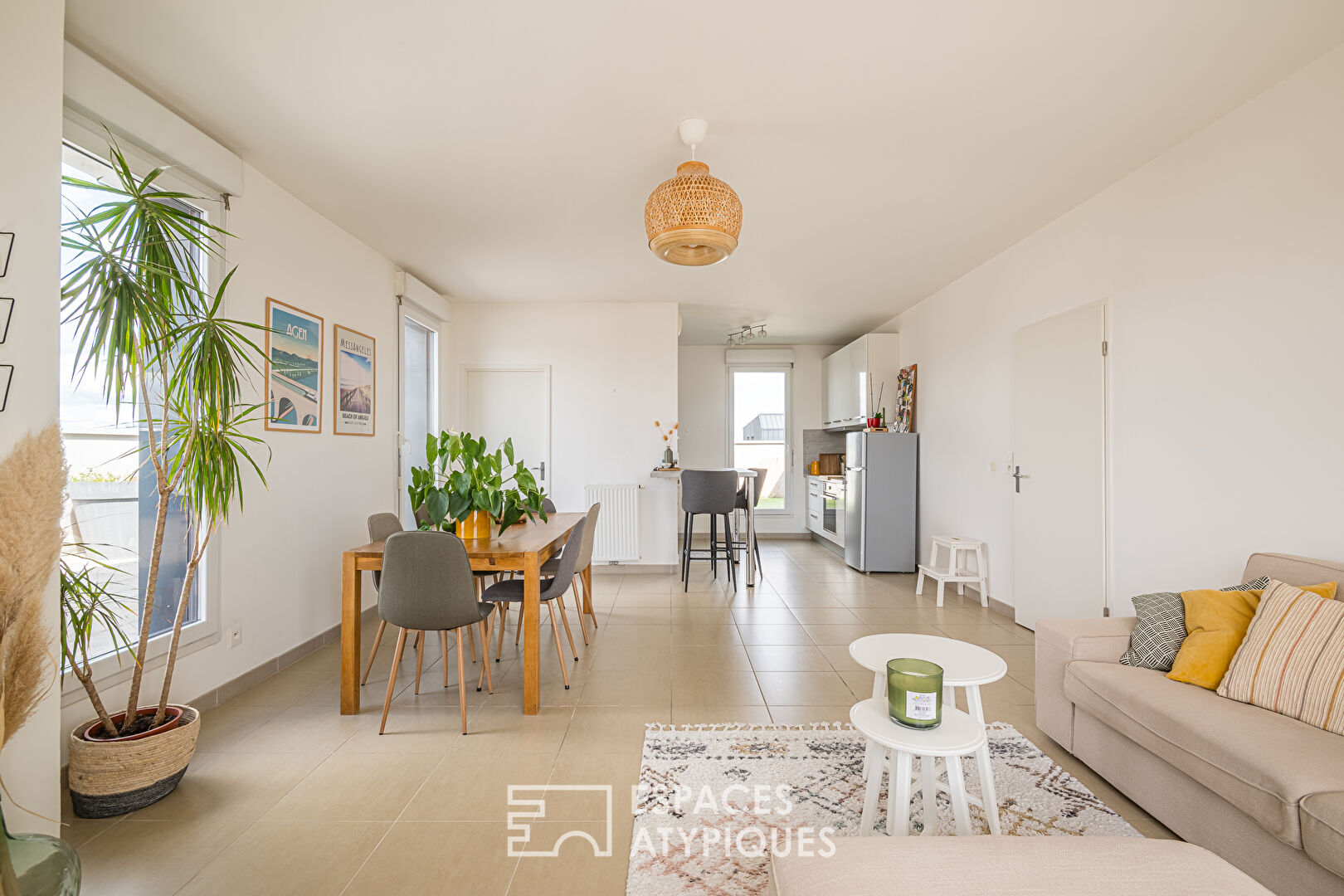 Dernier étage avec terrasse, rooftop et vue panoramique