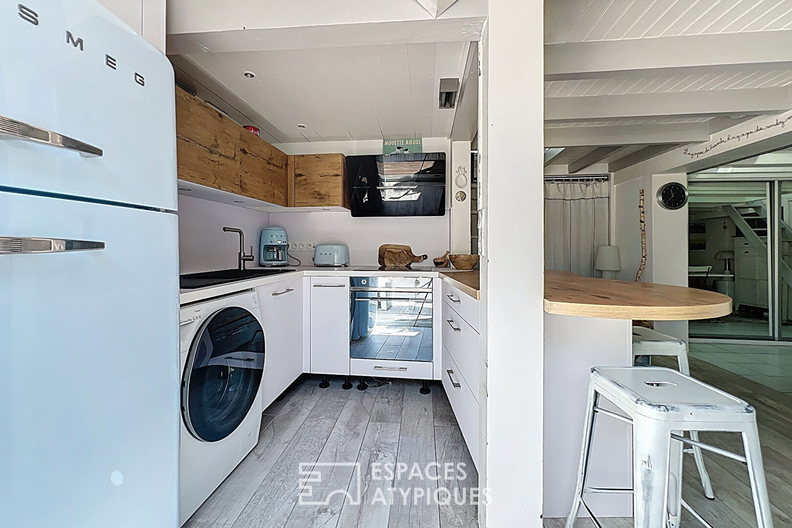 Appartement avec terrasse style cabane de plage