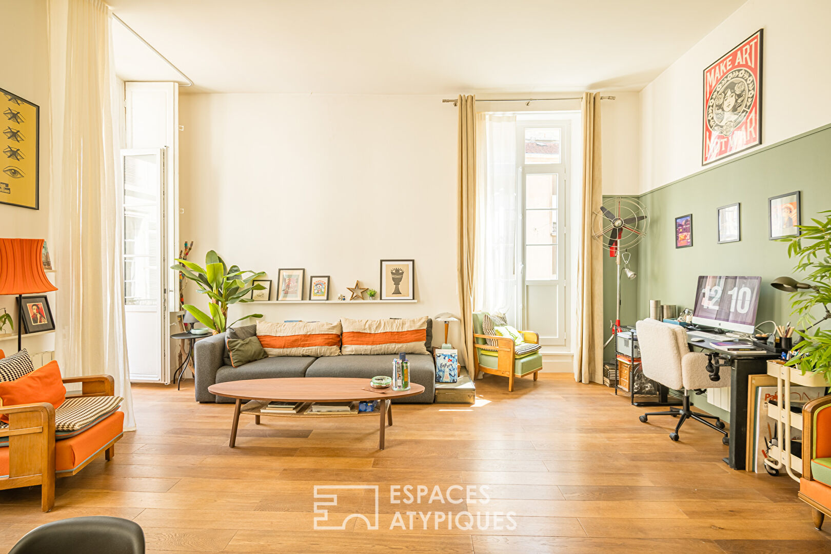 Bel appartement rénové par architecte en hyper-centre