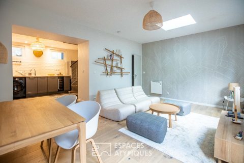 Appartement meublé en duplex avec jardin et dépendance