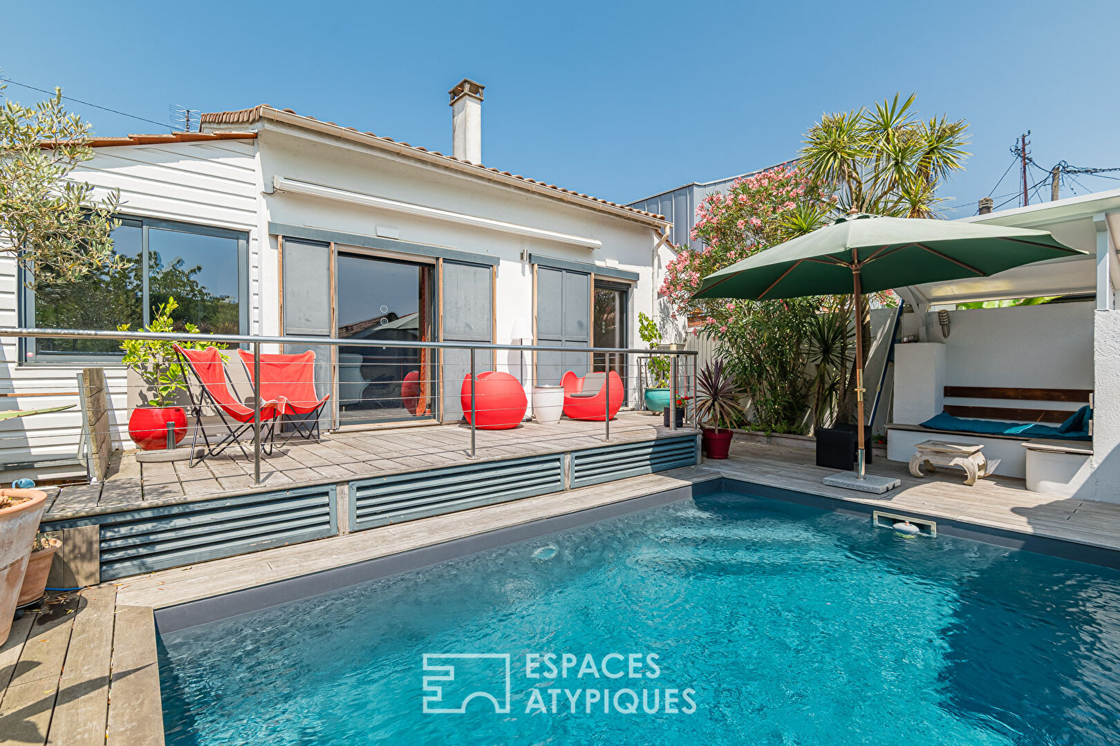 L’échoppe avec piscine de Saint Augustin