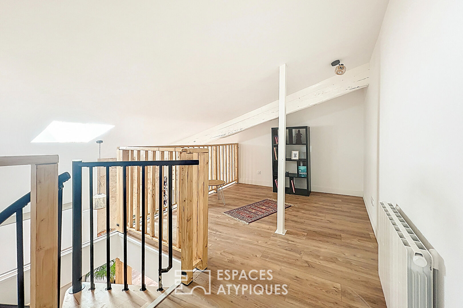 The loft-style duplex on the quays