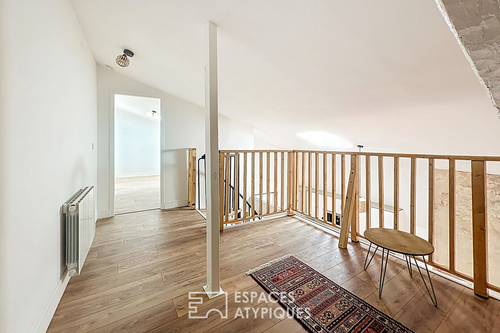 The loft-style duplex on the quays