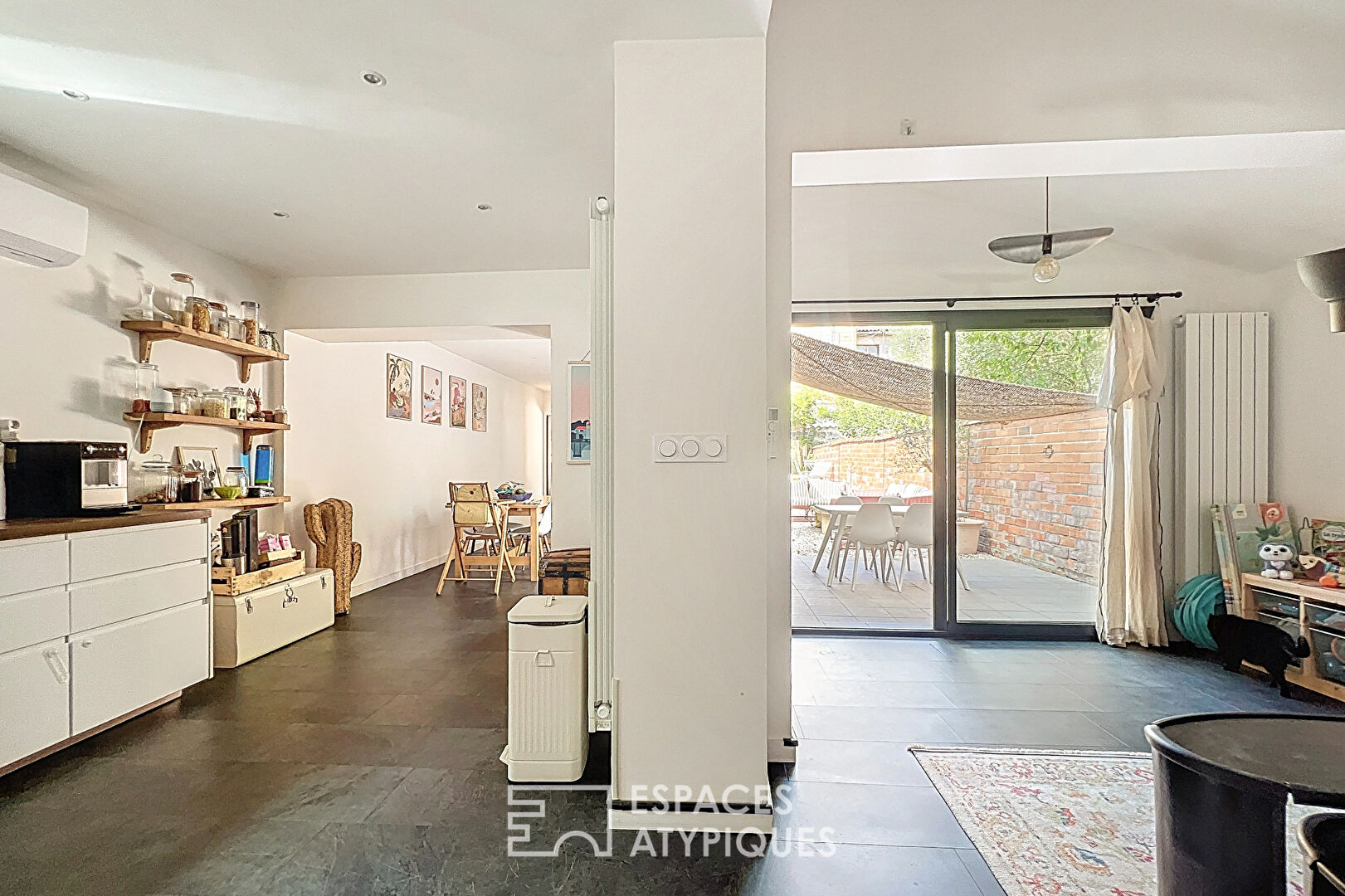 Apartment like a house with swimming pool