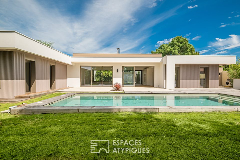 Maison d'architecte contemporaine de plain-pied au coeur de Bruges
