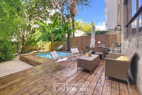 The charming cocoon with garden and swimming pool
