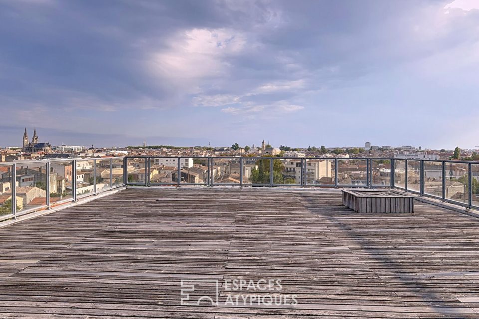 Toit-terrasse d'exception au coeur de Bordeaux