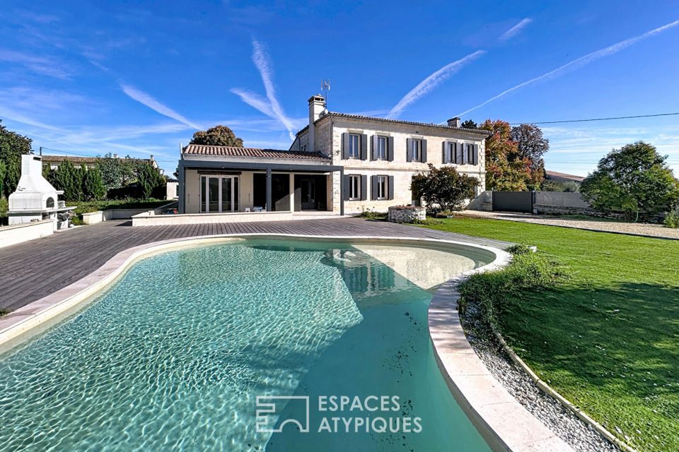 Familiale au milieu des châteaux du Fronsadais