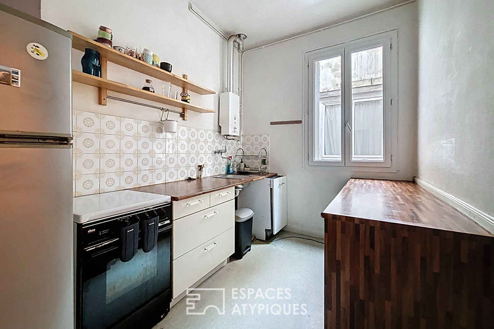 Duplex lumineux à rénover dans l&rsquo;hypercentre de Bordeaux