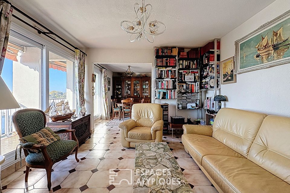 Spacieux T3 avec balcon et vue totalement dégagée