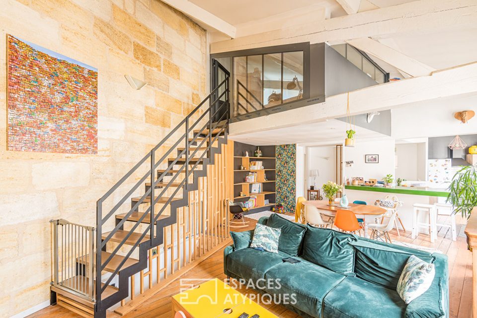 La jolie maison de ville avec garage aux Chartrons