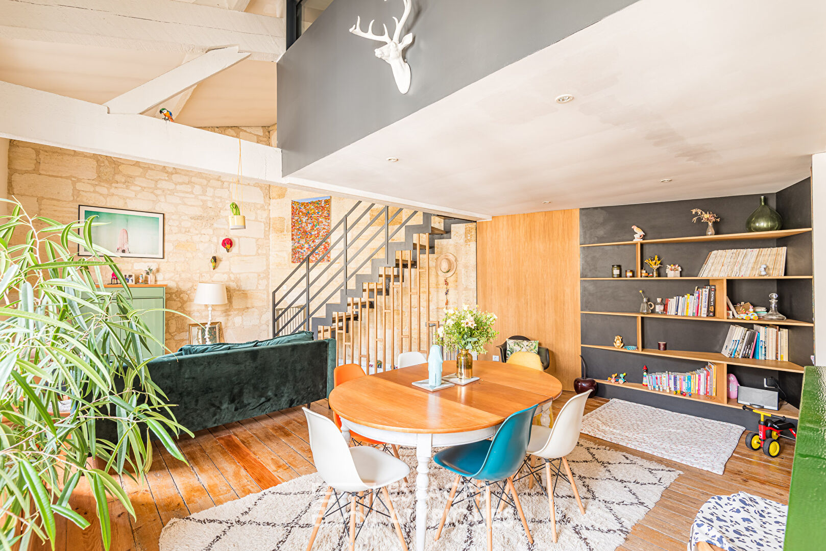 La jolie maison de ville avec garage aux Chartrons