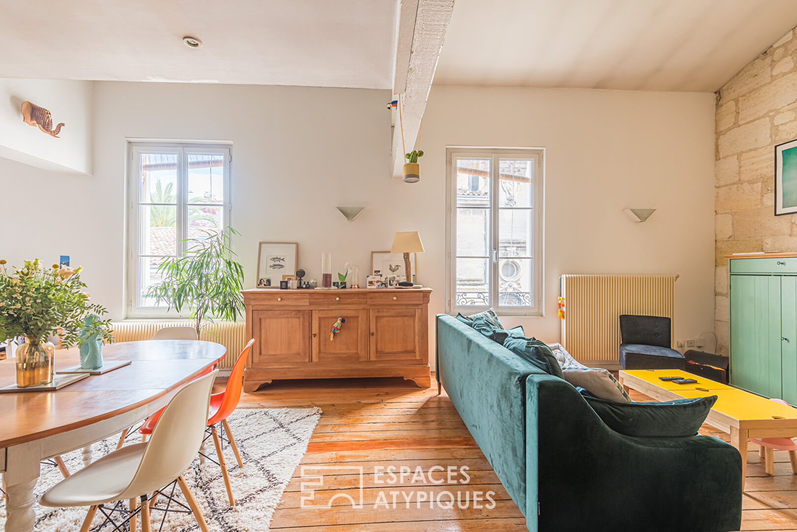 La jolie maison de ville avec garage aux Chartrons