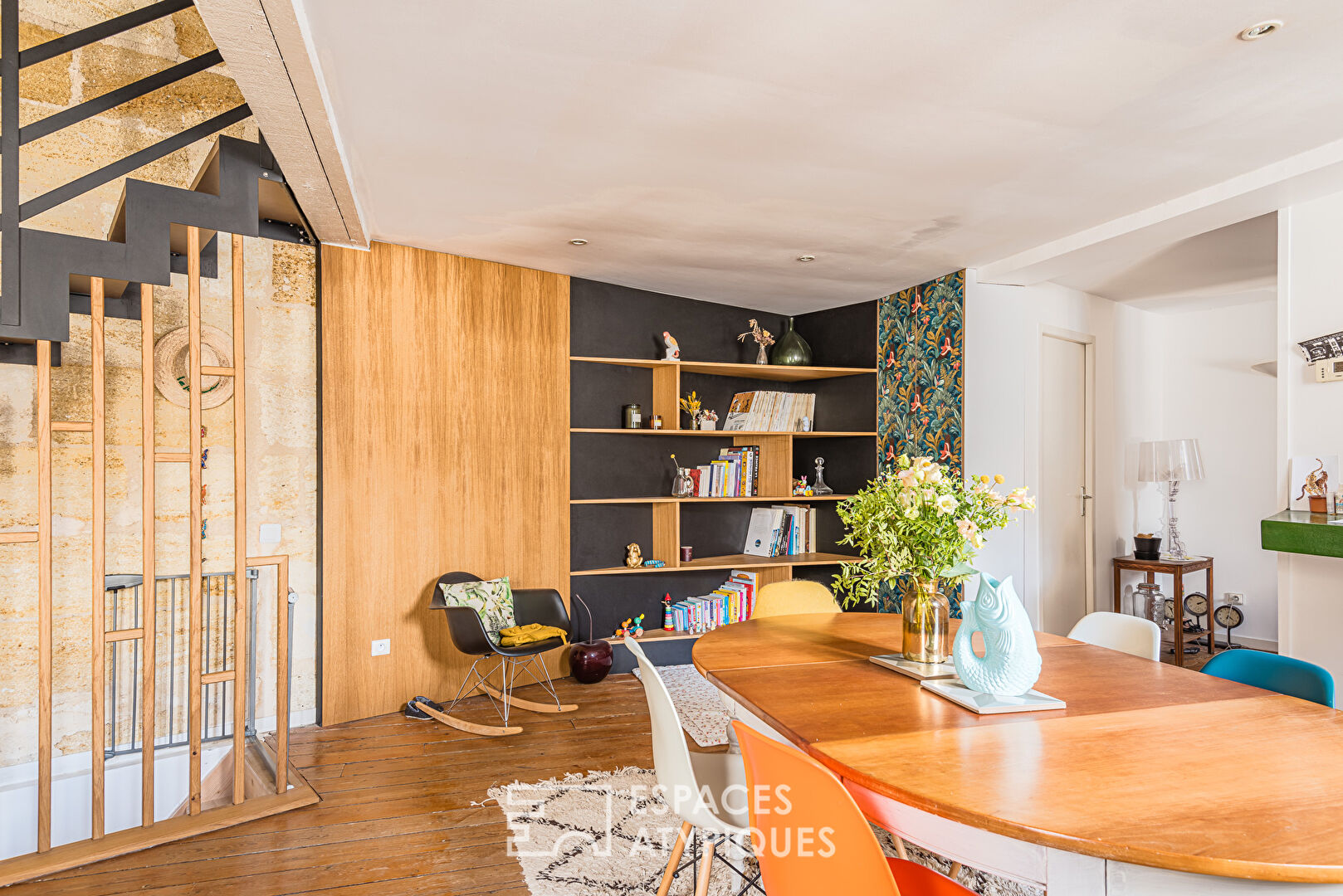 La jolie maison de ville avec garage aux Chartrons