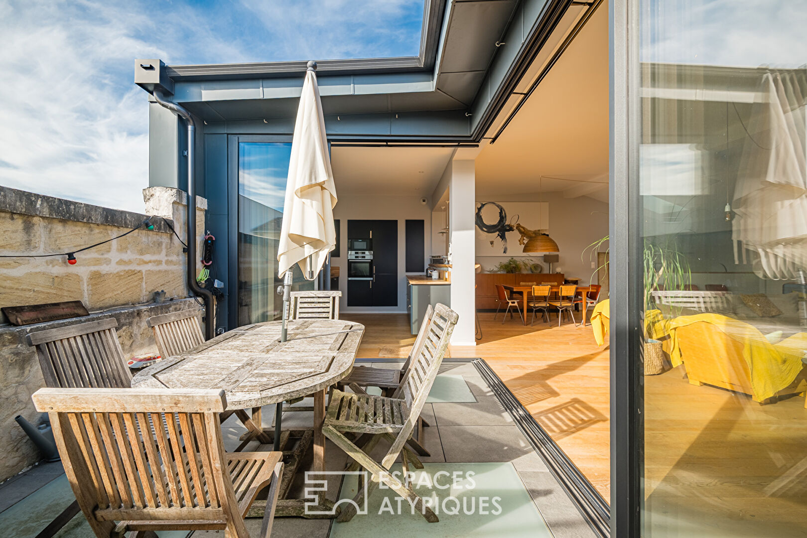 Loft familial avec terrasse aux Chartrons